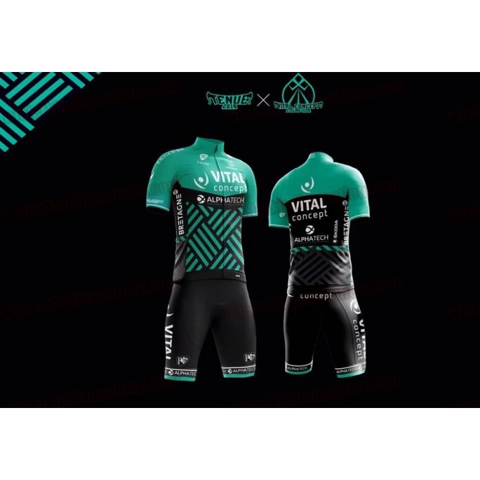 Vital Concept 2018 Radbekleidung Satz Trikot Kurzarm+Trägerhosen S Radtrikot Kaufen