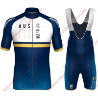 Radsport Australia national team 2018 Radbekleidung Satz Trikot Kurzarm+Trägerh Radtrikot Kaufen