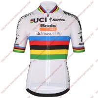 Radsport Boels Dolmans 2018 World Champion Trikot Kurzarm Radtrikot Kaufen