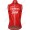 Radsport TREK-SEGAFREDO 2018 Rot Windstopper ärmelloses Trikot Kurz Radtrikot Kaufen