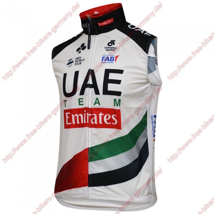 Radsport UAE 2018 Windstopper ärmelloses Trikot Kurz Radtrikot Kaufen