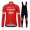 Profiteam 2018 Trek Segafredo rot Fahrradbekleidung Trikot Langarm+Lang Tr Radtrikot Kaufen