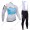 Sky Weiß blau Fahrradbekleidung Trikot Langarm+Lang Trägerh Radtrikot Kaufen