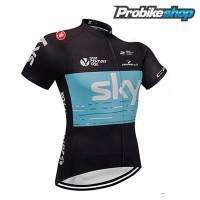 Sky 2018 Radbekleidung Satz Trikot Kurzarm+Trägerhosen Sets schw Radtrikot Kaufen