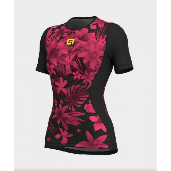 Fahrradbekleidung Radsport 2020 Ale Sartana Damen Nahtloses Trikot Kurzarm Outlet rot Radtrikot Kaufen