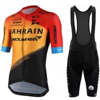 Fahrradbekleidung Radsport 2020 Bahrain McLaren Radbekleidung Satz Trikot Kurzarm+Trägerhosen Se Radtrikot Kaufen