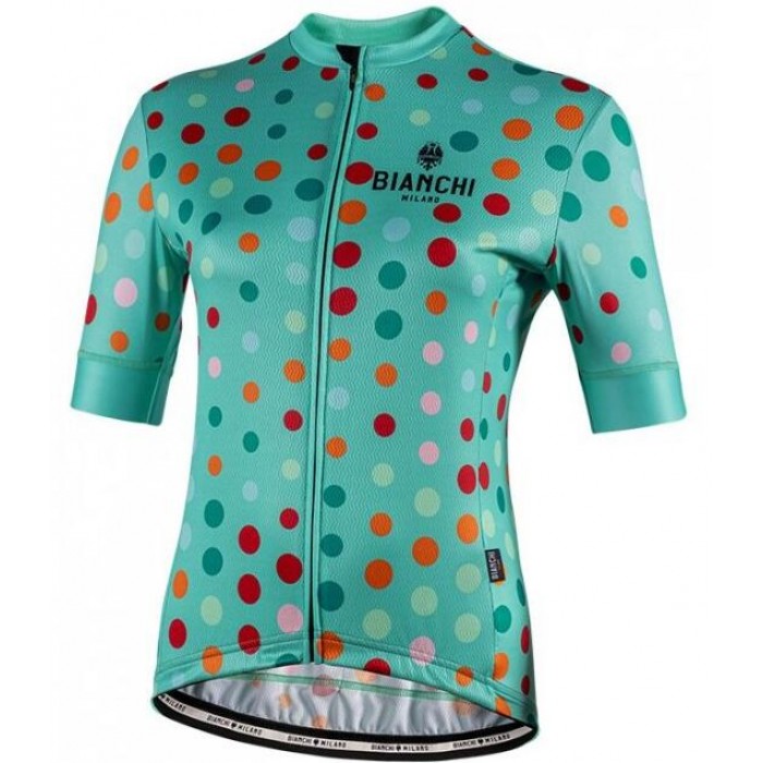 Fahrradbekleidung Radsport 2020 Damen BIANCHI MILANO Silis Trikot Kurzarm Outlet Grün Radtrikot Kaufen