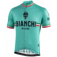 Fahrradbekleidung Radsport 2020 BIANCHI MILANO Isalle Trikot Kurzarm Outlet Grün Radtrikot Kaufen