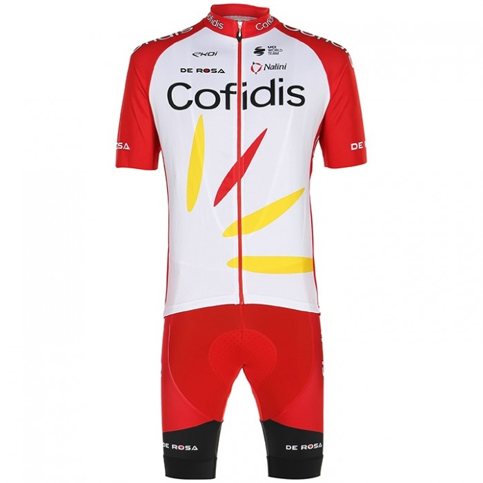 Fahrradbekleidung Radsport 2020 COFIDIS SOLUTIONS CREDITS Radbekleidung Satz Trikot Kurzarm+Fahrradhose Se Radtrikot Kaufen