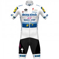 Fahrradbekleidung Radsport 2020 DECEUNINCK QUICK-STEP European Champion Radbekleidung Satz Trikot Kurzarm+Fahrradhose  Radtrikot Kaufen