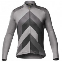 Fahrradbekleidung Radsport 2020 MAVIC Cosmic Graphic Trikot LangarmGrau Radtrikot Kaufen