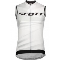 Fahrradbekleidung Radsport 2020 SCOTT RC Pro maglia senza maniche Weiß Radtrikot Kaufen