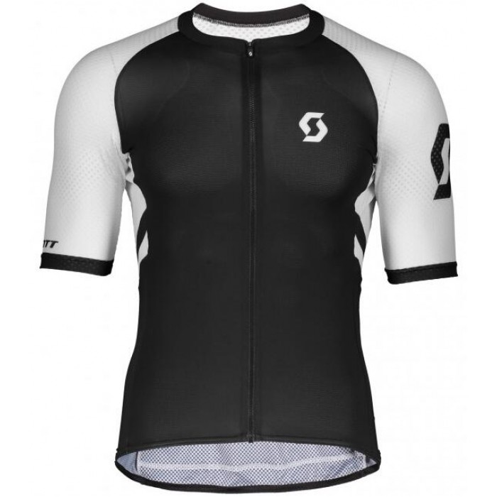 Fahrradbekleidung Radsport 2020 SCOTT RC Premium Climber Trikot Kurzarm Outlet schwarz/Weiß Radtrikot Kaufen