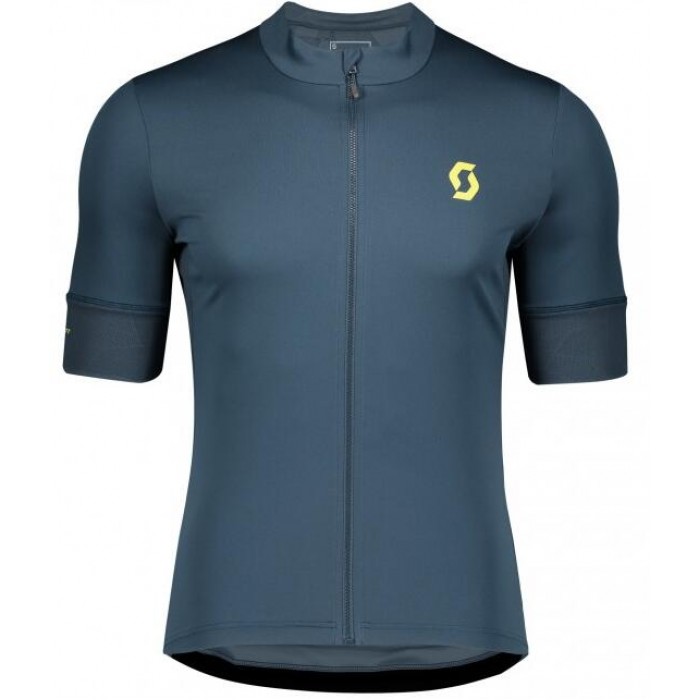 Fahrradbekleidung Radsport 2020 SCOTT ENDURANCE 10 Trikot Kurzarm Outlet blau Radtrikot Kaufen