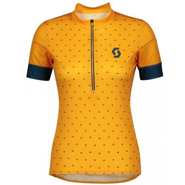 Fahrradbekleidung Radsport 2020 Damen SCOTT Endurance 20 Trikot Kurzarm Outlet gelb Radtrikot Kaufen