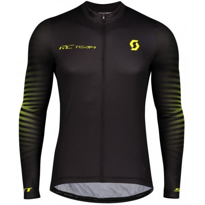 Fahrradbekleidung Radsport 2020 SCOTT RC TEAM 10 Trikot Langarmschwarz Radtrikot Kaufen