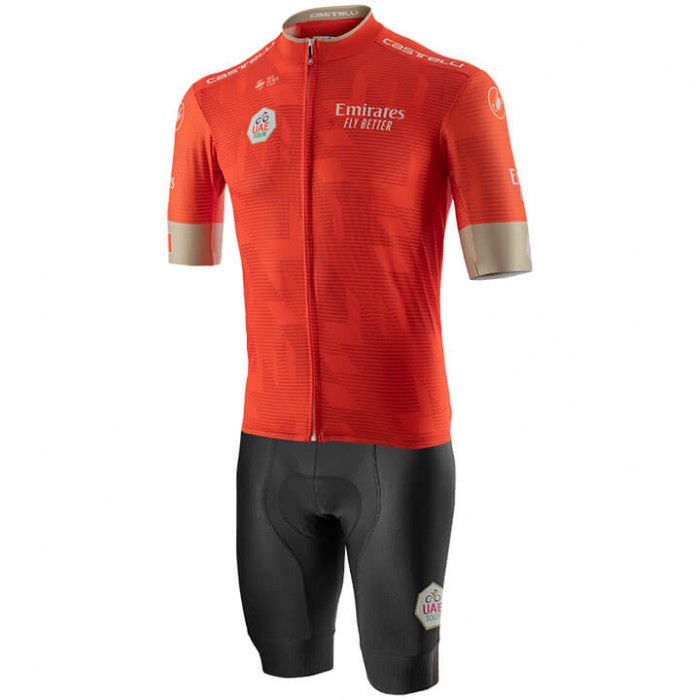 Fahrradbekleidung Radsport 2020 UAE Tour Radbekleidung Satz Trikot Kurzarm+Fahrradhose Set Outle Radtrikot Kaufen