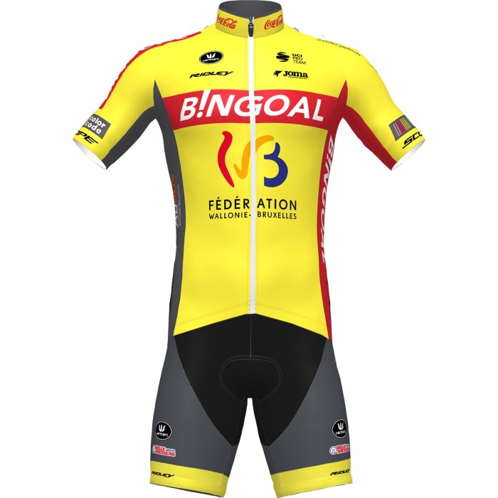 Fahrradbekleidung Radsport 2020 WALLONIE-BRUXELLES Radbekleidung Satz Trikot Kurzarm+Fahrradhose Se Radtrikot Kaufen