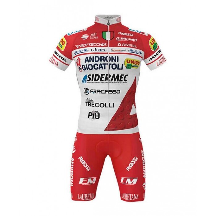 Fahrradbekleidung Radsport 2020 ANDRONI GIOCATTOLI SIDERMEC Radbekleidung Satz Trikot Kurzarm+Trägerhosen Set Outl Radtrikot Kaufen