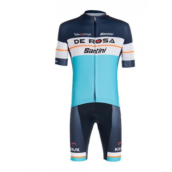 Fahrradbekleidung Radsport 2020 DE-ROSA SANTINI Radbekleidung Satz Trikot Kurzarm+Trägerhosen Set Outl Radtrikot Kaufen