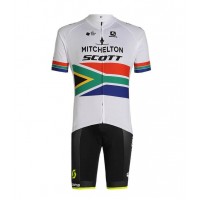 Fahrradbekleidung Radsport 2020 Team MITCHELTON SCOTT South African Champion Radbekleidung Satz Trikot Kurzarm+Träge Radtrikot Kaufen