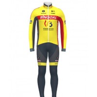 Fahrradbekleidung Radsport 2020 Wallonie Bruxelles Set Radbekleidung Trikot Langarm+ Trägerhos Radtrikot Kaufen