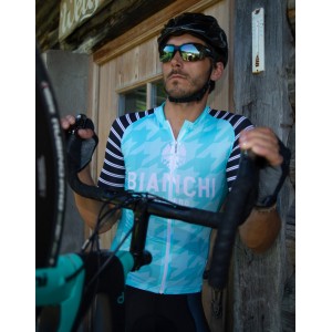 FLUMINI Radtrikot kurzarm celeste