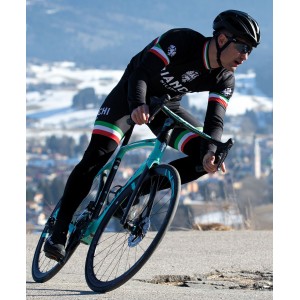 STORIA Radtrikot langarm schwarz