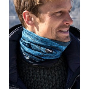 Printed Fleece Tube POWDERDAY BLUE Schlauchtuch
