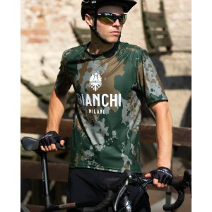 POZZILLO MTB Trikot kurzarm olivgrün/camo