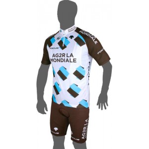 AG2R LA MONDIALE 2015 Trägerhose Radsport-Profi-Team