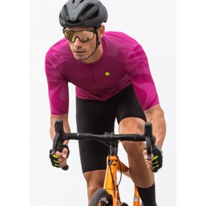 ALE ARTIKA Radtrikot kurzarm violett