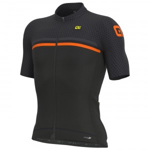 ALE BRIDGE Radtrikot kurzarm schwarz