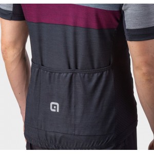 ALE CHAOS Gravel Radtrikot kurzarm schwarz/grau