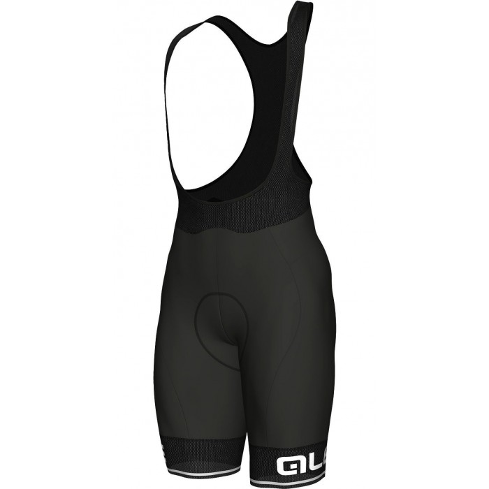 Übergröße ALE CORSA Trägerhose kurz schwarz/weiß