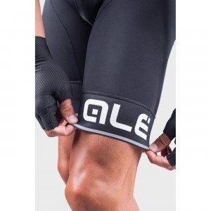 ALE CORSA Radhose kurz schwarz/weiß