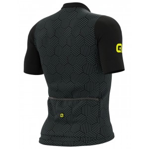 ALE CROSS Radtrikot kurzarm schwarz