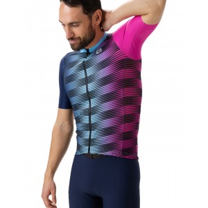 ALE DINAMICA Radtrikot kurzarm blau