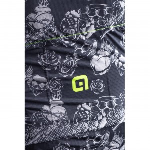 ALE LAS VEGAS Radtrikot kurzarm schwarz