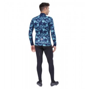 ALE LAS VEGAS Radtrikot langarm blau