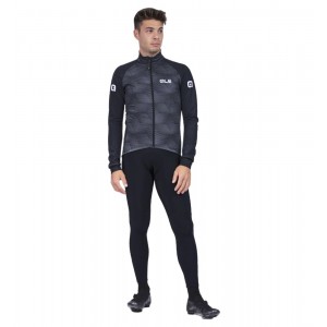 ALE SHARP Winter Fahrradjacke schwarz/grau