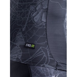 ALE SKULL Radtrikot kurzarm schwarz
