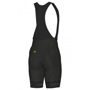 ALE STRADA Trägerhose kurz schwarz