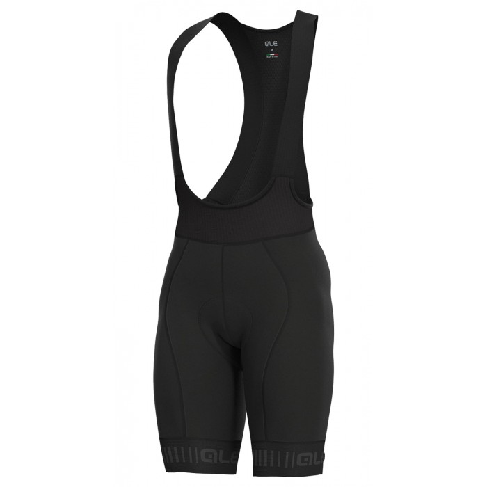 ALE STRADA Trägerhose kurz schwarz