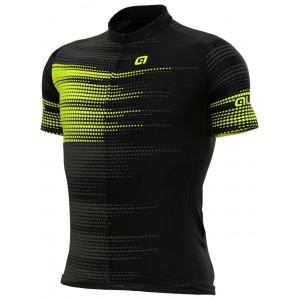ALE TURBO Radtrikot kurzarm schwarz