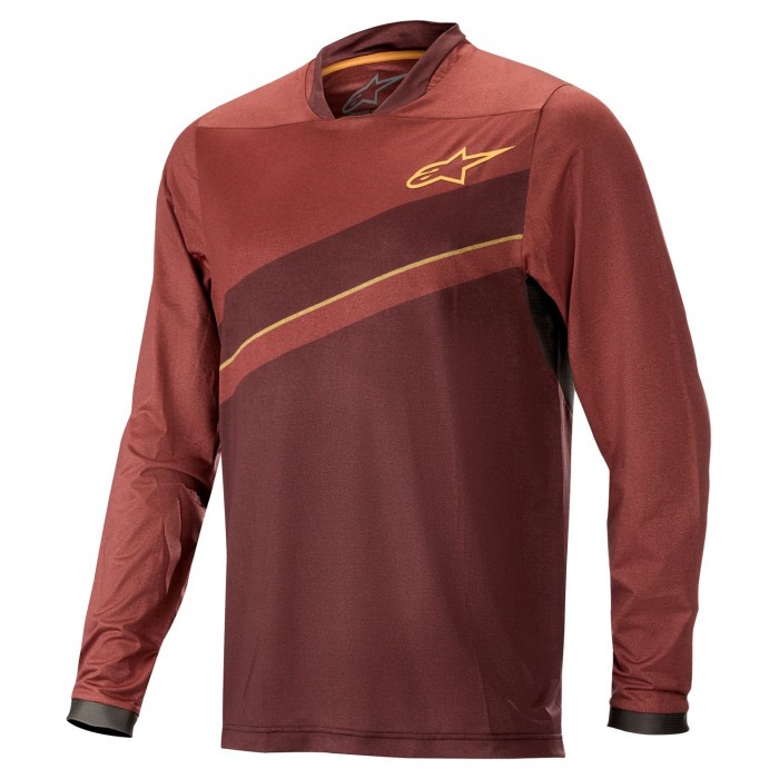 ALPS 8.0 Radtrikot langarm MTB/Freeride burgundy maroon