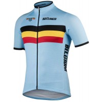 BELGIEN 2022 Radtrikot kurzarm (langer RV)-Radsport-National-Team