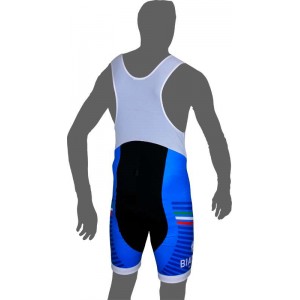 E14 KOZAN Trägerhose kurz blau