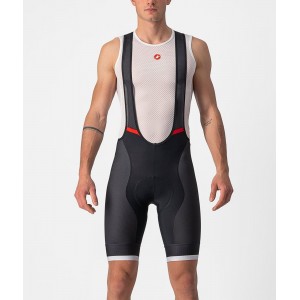 COMPETIZIONE KIT Trägerhose kurz schwarz/silber-grau