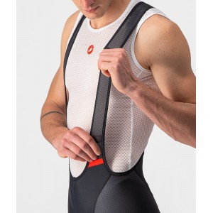 COMPETIZIONE KIT Trägerhose kurz schwarz/silber-grau